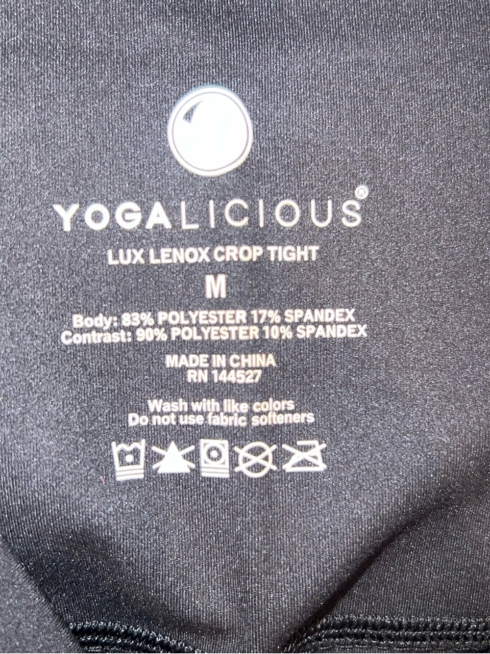 Yogalicious Lux Lenox Pocket Crop Tight Leggings - Picture 14 of 16